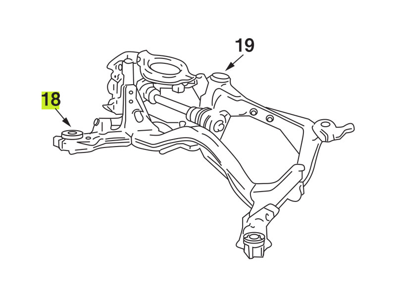 nismo ニスモ リヤサスペンションマウントブッシュ フロント(補修部品) 55400-RS590用 1個 スカイライン R32 2WD