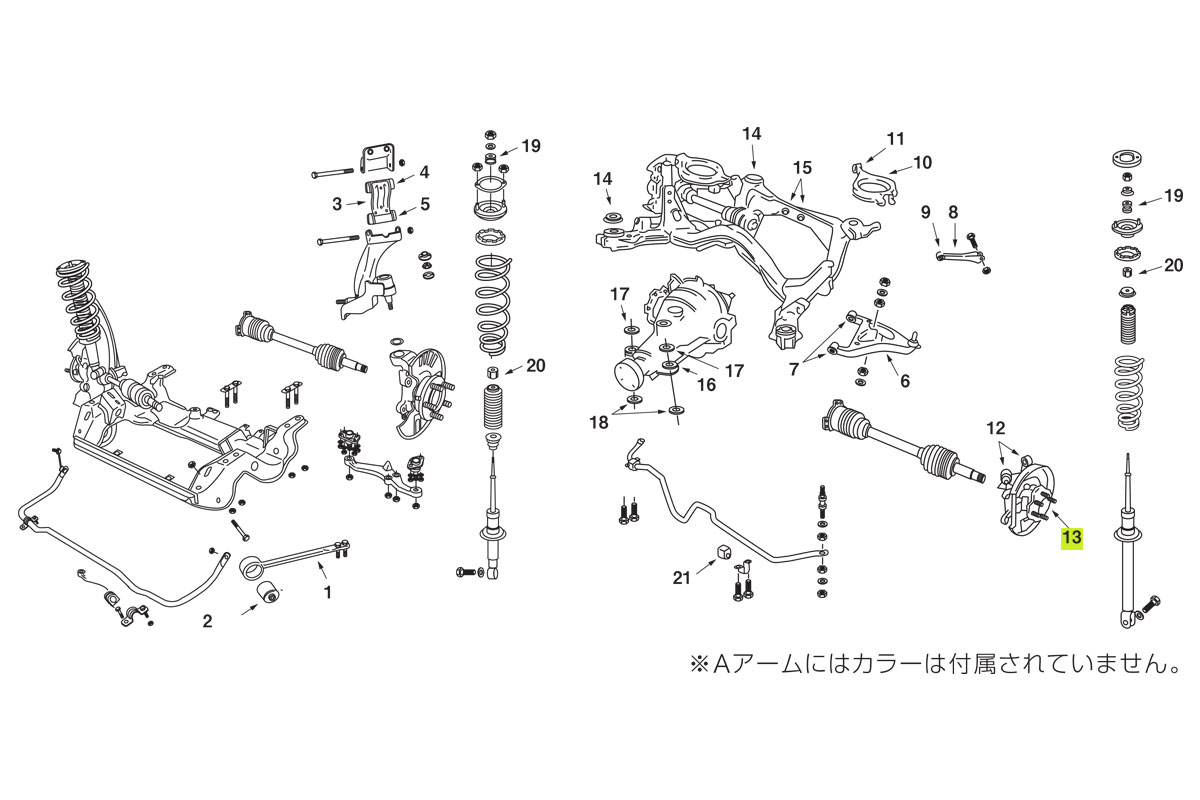 nismo ニスモ 強化ブッシュ リヤショックアブソーバーブッシュ 1個 スカイラインGT-R BNR32