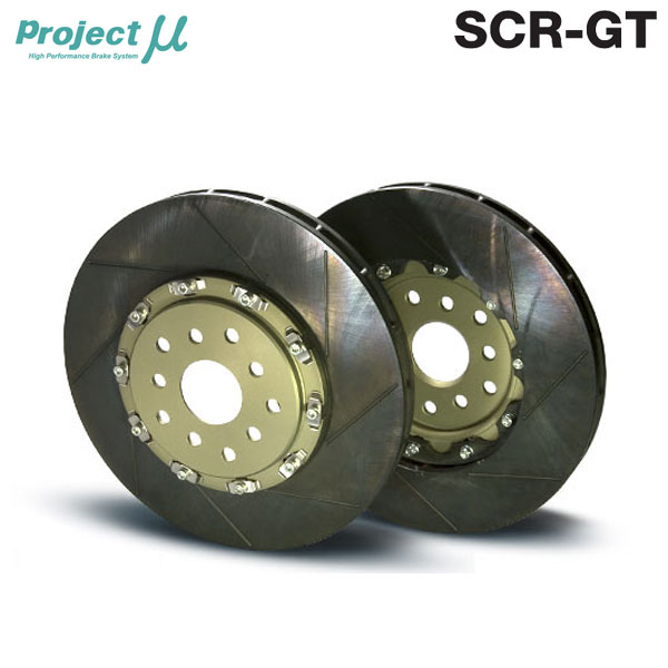 Project Mu プロジェクトミュー ブレーキローター SCR-GT タフラム フロント用 エクシーガ YA5 H24.6〜 ts Bremboキャリパー