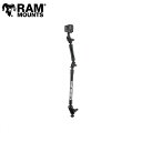 ラムマウント GoProマウント&トラックボールベースセット(全長78.7cmタフポール) 1.5インチボール RAP-354-TRA1-12-4-A-GOP1(2)
