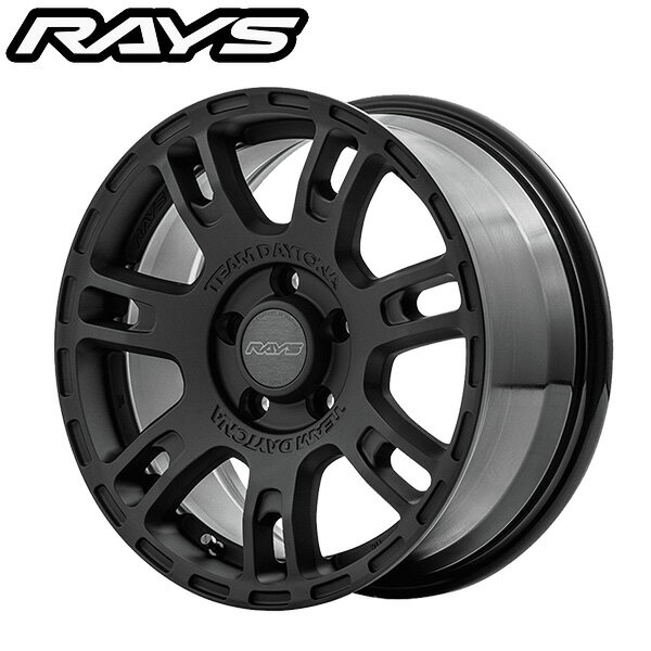 RAYS レイズ TEAM DAYTONA チームデイトナ D207 Matte Black (BZZ) 16×7.0J 5H PCD114 +40 アルミホイール1本