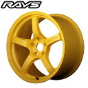 RAYS レイズ gramLIGHTS グラムライツ 57CR 2324 Mach Yellow (WXZ) 18×9.5J 5H PCD100 38 アルミホイール1本