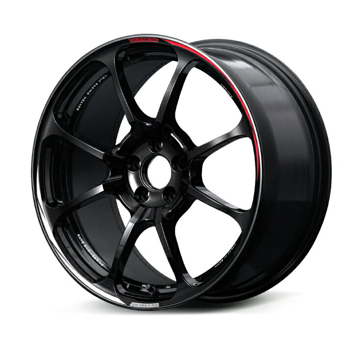 RAYS レイズ VOLK RACING ボルクレーシング NE24 CLUB SPORT Black (BK) 18×7.5J 5H PCD114 +47 アルミホイール1本