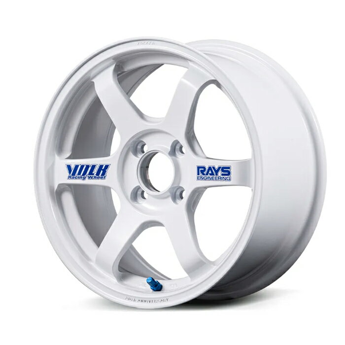 RAYS レイズ VOLK RACING ボルクレーシング TE37SONIC 30th STICKER Ver. White (WH) 16×6.0J 4H PCD100 +43 アルミホイール1本