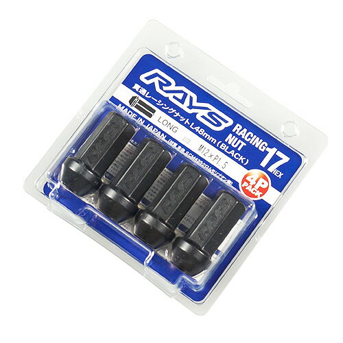 RAYS �쥤�� L48 �졼���󥰥ʥå� M12��P1.5 �֥�å� ���󥰥����� 4�ĥѥå� 17HEX