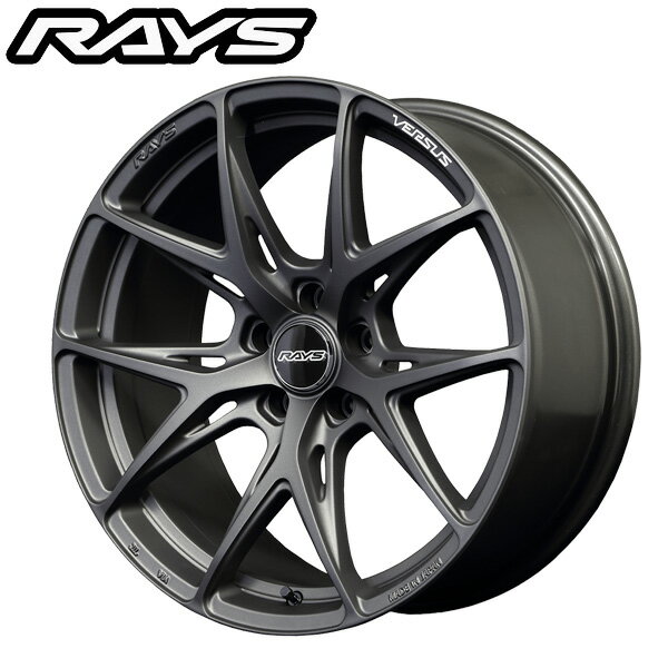 RAYS レイズ VERSUS ベルサス VV21S Matte Super Dark Gunmetal (APJ) 18×8.0J 5H PCD100 45 アルミホイール1本