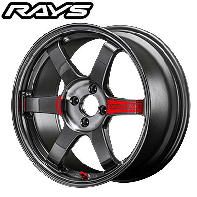 RAYS レイズ VOLK RACING ボルクレーシング TE37SAGA SL 17INCH Pressed Graphite (PG) 17×7.5J 4H PCD98 36 アルミホイール1本