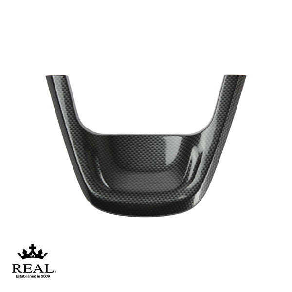 REAL ステアリングアンダーパッド ブラックカーボンプリント プリウス ZVW50 ZVW51 ZVW55 2015年12月〜