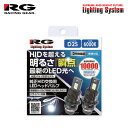 RG レーシングギア 純正HID交換用LEDヘッドバルブ ヘッドライト用 D2S 6000K ホワイト ワゴンR MH21S MH22S H15.9~H20.8 純正D2S/H8(2)