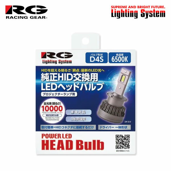 車メーカーTOYOTAトヨタ車種ISISアイシス型式ZGM10G ZGM11G ZGM11W ZGM15G年式H21.9〜H25.9 (2009/09〜2013/09)位置純正バルブ装着可ヘッドライトハイビームHB3ロービームD4S◯フォグライトH11品番RGH-P911メーカー名RACING GEARレーシングギア商品名パワーLEDヘッドバルブ対応バルブ形状D4S色温度6500K明るさ(全光束)10000lm消費電力80W (片側40W)商品内容バルブ x 2個電圧12V専用保証3年間車検対応納期についてメーカー在庫があれば3〜4営業日、欠品時は1ヶ月〜お時間がかかります。お急ぎの場合はご注文前に必ず在庫確認をお願い致します。※納期が遅い等によるキャンセルは一切お受けできません。注意事項※適用は純正バラストに限ります。社外バラストは適用外となります。また、純正でもバラストメーカーの変更や仕様違いなどがあった場合、正常に点灯できない可能性もあります。※本適合表の記載車種でも、年式・型式・グレード・オプション違いなどで装着できない場合があります。必ず現車にて寸法確認をお願いします。※インテリジェントアラウンドビューモニター装着車両に本製品を取り付けた場合、システムが正常に作動しない可能性があります。また、適合表にない車両に関しては未確認となります。※寸法上装着可能でも装着されているバラストの種類によっては相性により正常点灯しない場合もあります。※運行補助装置または自動運転装置がバンパーに組み込まれている車両において、バンパーを脱着して取付作業をする場合は必ず電子制御装置設備の認証を受けた事業所に作業を依頼してください。バンパーを外すと当該装置が正常に作動しなくなる可能性があります。※本製品は車検対応基準で製作を行っておりますが、検査上における光度テスターは「新光源」（HID/LED）対応のモデルにて測定・光軸調整を行ってください。新光源に対応していないテスターでの測定及び検査は正確に測定できない恐れがあります。※サーキット走行車や商用車など、標準を超える厳しい使用条件でのご使用は、製品寿命に影響を与える可能性があり、上記車両に関する不具合は、一切責任を負いかねますので、予めご了承ください。※商品ならびに価格は改良のため、予告なく変更する場合があります。また、上記の設定車種は予告なく販売を中止する場合があります。※お客様の見落としや確認ミスでのキャンセル・交換・返品は一切お受けできません。※商品画像は代表車種の物です。車種毎に形状は異なります。※適合情報は随時更新しておりますが、告知なくメーカー側にて更新される場合がございますので、必ずご注文前にメーカー適合表にて最新の適合表をご確認頂ますようお願い致します。RACING GEAR Lighting System POWER LED HEAD BULB 辰巳屋興業 レーシングギア ライティングシステム LED化 純正HID パワーLED ヘッドライト プロジェクター Headlamp Headlight ヘッドランプ ヘッドバルブHIDを超える明るさ10000ルーメン！手軽にHIDからLEDにエクスチェンジ！ 純正HID比約1.6倍の明るさを実現。※左右合計10000ルーメン。 純正バラストコネクターにカプラーオンで装着可能。 抜群の放熱設計で最初の明るさを維持します。 　Point1　　取付簡単！純正HIDバルブをLEDヘッドバルブへ換装！ 視認性HIDバラストのコネクターに接続するだけで点灯します。※プロジェクターランプにみ適用可能。Rタイプは適用不可。※車種適用に関しては、適合表をご参照ください。 　Point2　　バラストコネクターにカプラーオン 取付方法は純正HIDバルブを外し、差し替えるだけ！バラストコネクターとLEDヘッドバルブコネクターをしっかり接続すれば点灯します。※バラストコネクター勘合部の収納可否など車種別適用表をご参照ください。 　Point3　　純正バルブに近いコンパクト設計 純正HIDバルブにバラストコネクターを勘合した寸法に近いコンパクト設計！しっかりと配光を出す為、発光点位置（LCL）をHIDと同じ寸法で実現。ドライバーレス（一体型）の為、取付し易い設計構造となっています。 　Point4　　最強の冷却機構搭載！銅基板+ヒートパイプ＋後方冷却ファン 明るさは初期点灯から減衰ゼロの片側5000lm（ルーメン）LED発光部はかなりの熱を発生させながら点灯します。発光部で発熱した熱を即座に後方へ伝達する為、熱伝導性に優れた銅基板＋熱移動に優れたヒートパイプ＋超冷却ヒートシンクファンの3重構造で最強温度管理を実現！大光量ながら初期点灯からの熱ダレ（減衰）はゼロ！★「瞬点」LEDは約0.5秒でMAXの明るさに安定！※HIDは明るさ・色味が安定するのに20秒以上かかります。（明るさと点灯時間のグラフ参照） 　Point5　　純正HIDを超える明るさ10000lm（ルーメン）、明るさ1.6倍 ノーマルHIDバルブと比較して約1.6倍の明るさ・視認性。純正HID交換用LEDヘッドバルブ最高の明るさ！10000ルーメン！※1台分2ヶの値。元々明るいHIDバルブを視認性・実用性大幅アップで製品化。プロジェクターランプ専用とする事で精度の高い配光を実現しました。