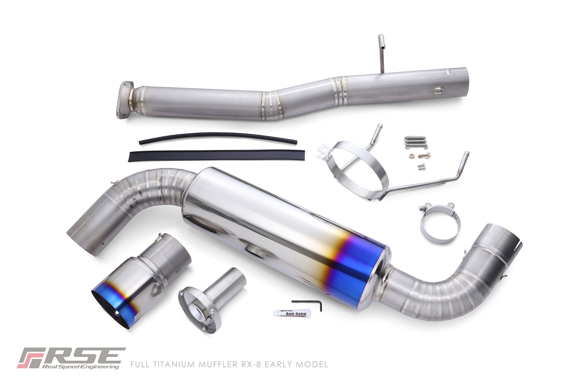 RSE リアルスピードエンジニアリング フルチタンマフラー RX-8 SE3P 13B-MSP 前期