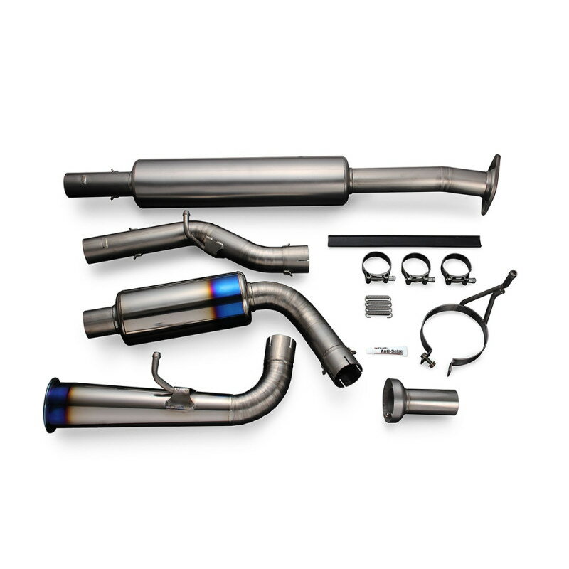RSE リアルスピードエンジニアリング フルチタンマフラー シングル タイプ60S BRZ ZC6 FA20