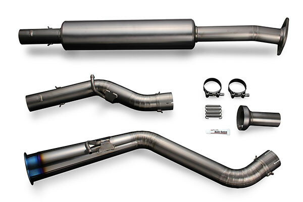RSE リアルスピードエンジニアリング フルチタンマフラー シングル タイプ60R BRZ ZC6 FA20