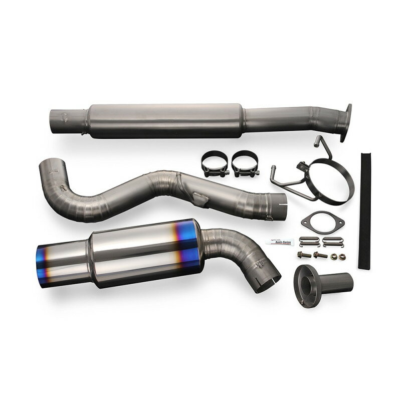 RSE リアルスピードエンジニアリング フルチタンマフラー シングル タイプ80 BRZ ZC6 FA20