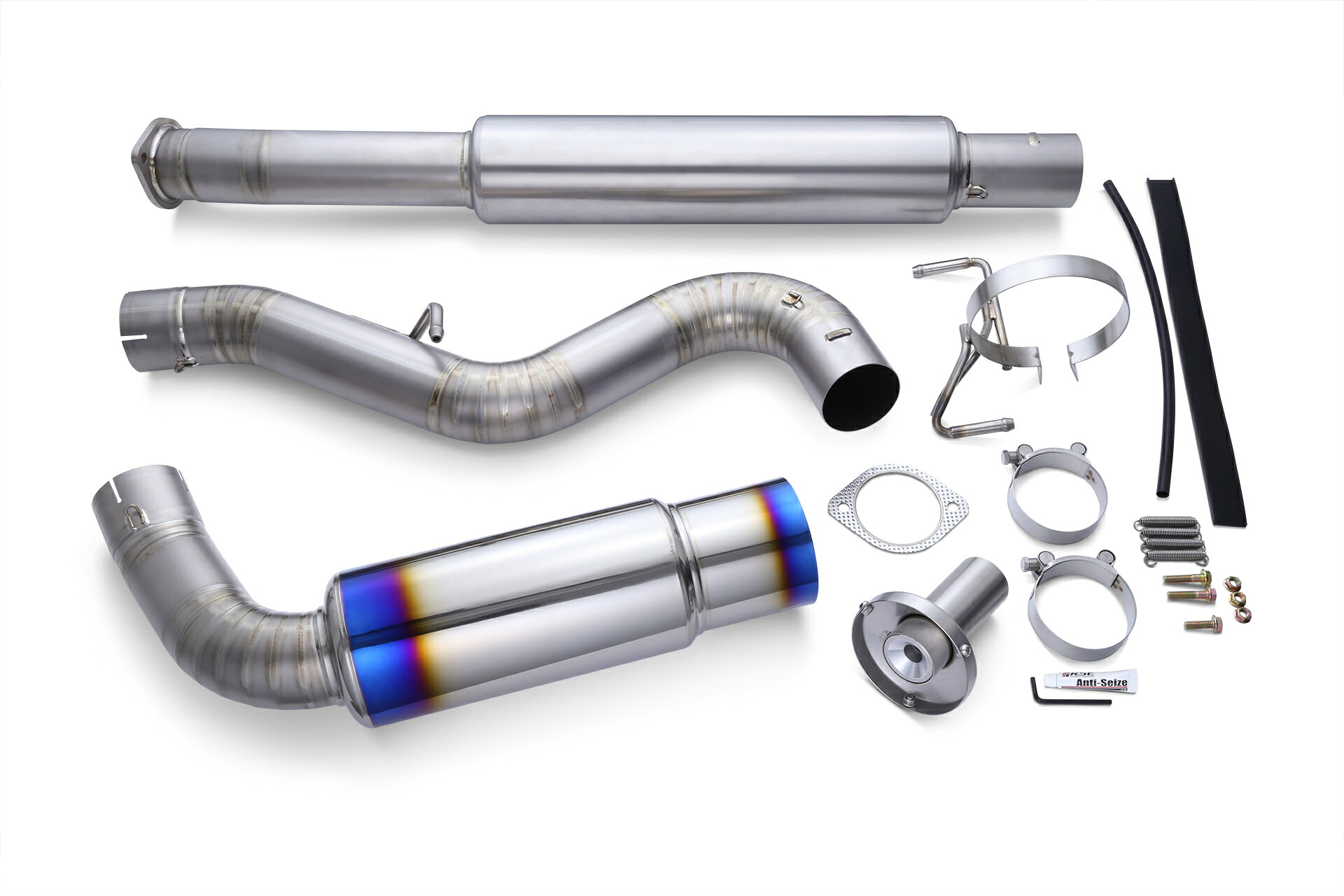 RSE リアルスピードエンジニアリング フルチタンマフラー シングル タイプ80 VER.3 BRZ ZD8 FA24