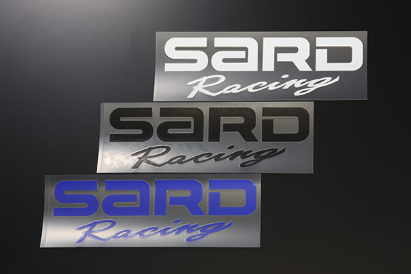 SARD サード RACING ステッカー NEW WHITE 個人宅発送可のサムネイル