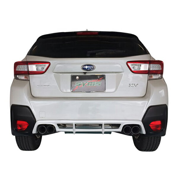 SYMS シムスレーシング リヤマフラー＆ガーニッシュセット カラード/クリスタルブラックシリカ XVハイ..