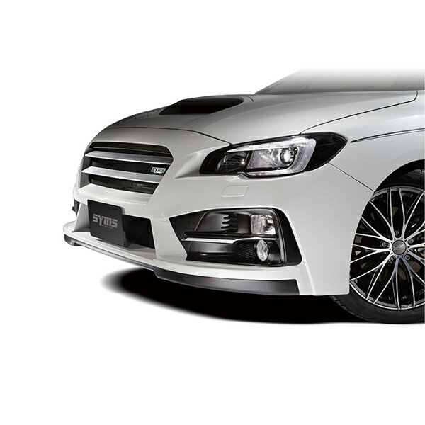 SYMS シムスレーシング フロントバンパー ※ヘッドライトウォッシャー無車用 FRP未塗装 レヴォーグ VM4 VMG A型 個人宅配送不可 沖縄・離島は要確認