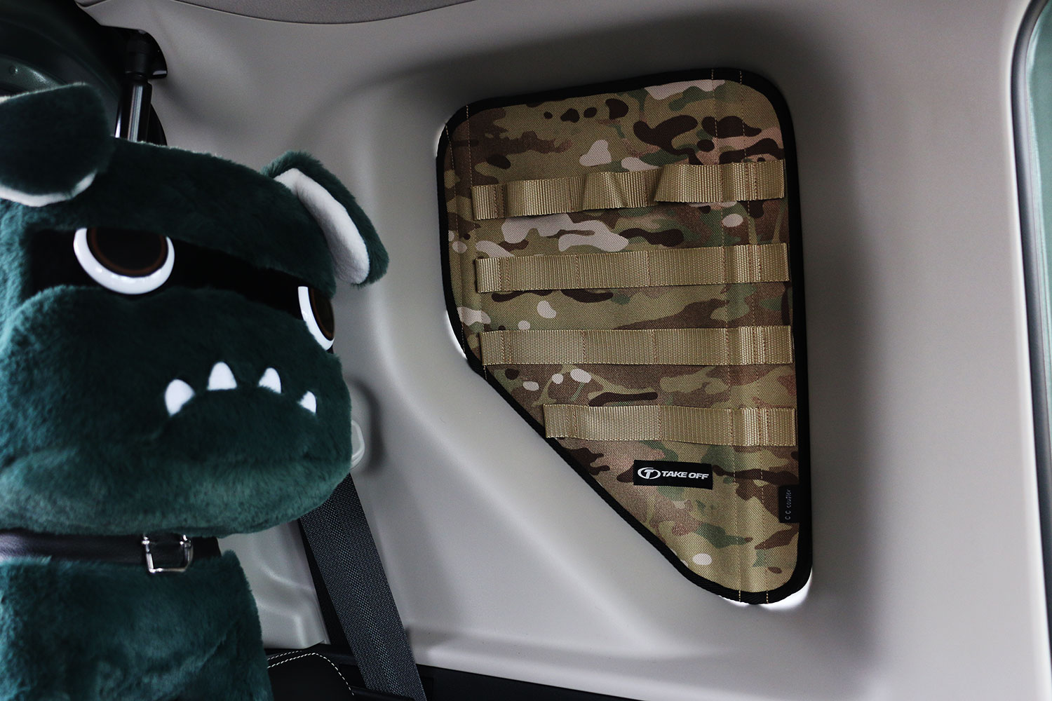 TAKE OFF テイクオフ CROSS モールスシテムシェード カモフラージュ/助手席側 デリカミニ B34A B35A B37A B38A