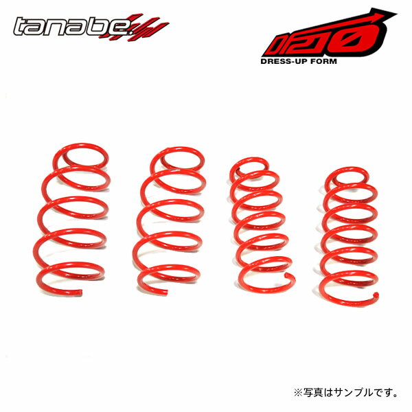 tanabe タナベ サステック DF210 ダウンサス 1台分 カローラフィールダー ZRE142G H18.10～H24.5 2ZR-FAE/2ZR-FE NA FF