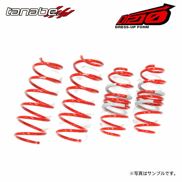 tanabe タナベ サステック DF210 ダウンサス 1台分 フィット GE6 H19.10～H22.10 L13A NA FF