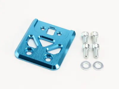 X-Fang ブレーキフルードタンクマウントブラケット ブルー デリカD:5 CV1W CV2W CV4W CV5W H19.1～R1.10 前期