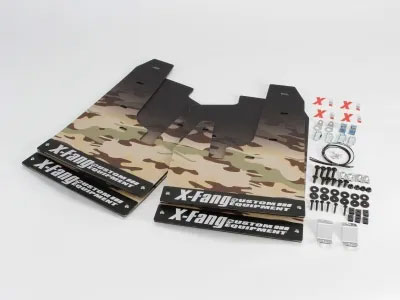 X-Fang マッドフラップ カモフラージュ アーミーベージュ デリカD:5 CV1W H31.2～R7.10 アーバンギア除く 中期