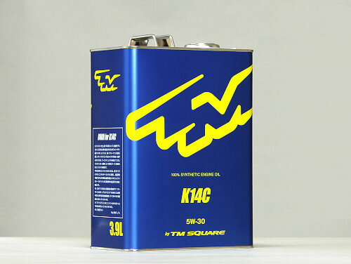 TM SQUARE スイフトスポーツ ZC33S エンジンオイル K14C （3.9L 5W-30 100%化学合成油）