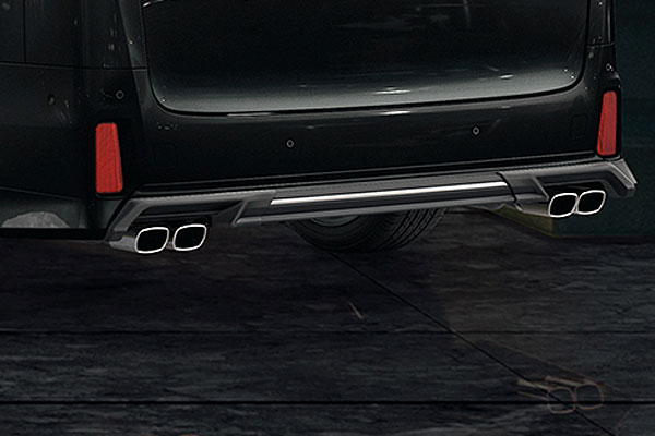 TRD ハイレスポンスマフラー アルファード GGH30W GGH35W 21/04〜 TRDリヤバンパースポイラー付車