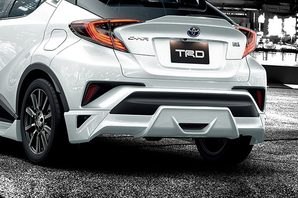 TRD リヤバンパースポイラー 素地(未塗装) C-HR NGX50 ZYX10 16/12〜19/10 除くマッドフラップ(511)付車