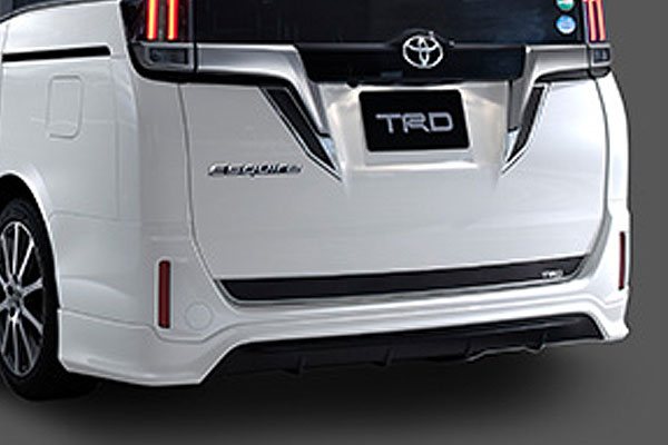 TRD リヤバンパースポイラー 素地(未塗装) エスクァイア ZRR80G ZRR85G ZWR80G 17/07〜18/06 除くリヤフォグランプ(純正用品)付車