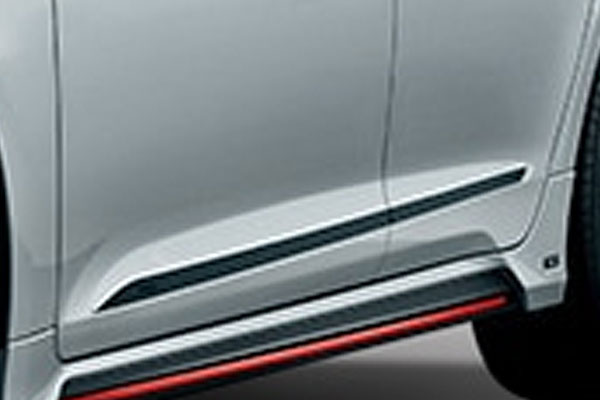 TRD サイドガーニッシュ カローラツーリング NRE210W ZRE212W ZWE211W ZWE214W 19/9〜22/9 除くドアエッジプロテクター付車