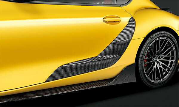 Front Spoiler - TRD GRサイドドアガーニッシュ カーボン スープラ DB02 DB22 DB42 DB82 19/05〜 除くドアエッジプロテクター(純正用品)付車