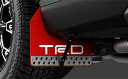 TRD マッドフラップ レッド RAV4 MXAA52 MXAA54 AXAH52 AXAH54 19/4~ 除くマッドガード047 、サイドスカート512、リヤバンパースポイラー513 付車