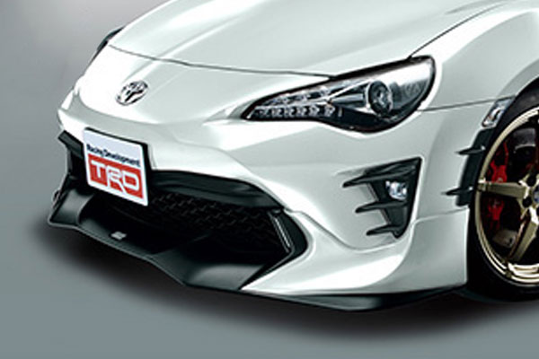 TRD フロントスポイラー(LED付) 素地(未塗装) ハチロク ZN6 16/07〜 ※北海道は送料11000円(税別) 沖縄・離島は要確認 ※個人宅配送×(営業所止め○ 送料+1000円) 法人宛○