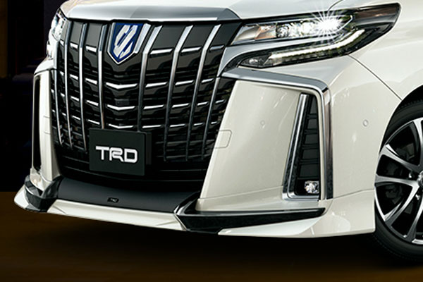 TRD フロントスポイラー(LED無) 未塗装 アルファード AGH30W AGH35W GGH30W GGH35W AYH30W 21/04〜 ※北..