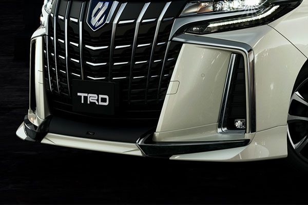 TRD フロントスポイラー(LED無) 未塗装 アルファード AGH30W AGH35W GGH30W GGH35W AYH30W 19/12〜21/0..