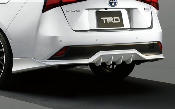TRD リヤバンパースポイラー エアロダイナミクススタイル 未塗装 プリウス ZVW51 ZVW55 18/12〜 ※北海道は送料11000円(税別) 沖縄・離島は要確認 ※個人宅配送×(営業所止め○ 送料+1000円) 法人宛○
