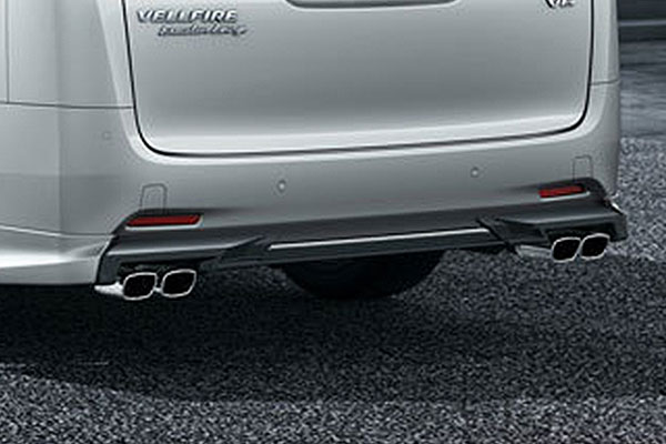 Rear Spoiler - TRD リヤバンパースポイラー(マフラーセット用) 未塗装 ヴェルファイア AGH30W AGH35W GGH30W GGH35W AYH30W 19/12〜21/04 ※北海道は送料11000円(税別) 沖縄・離島は要確認 ※個人宅配送×(営業所止め○ 送料+1000円) 法人宛○