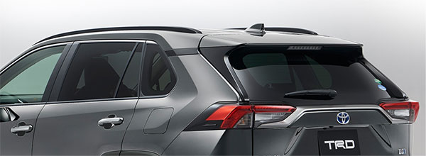 TRD IRカットフィルム スモーク RAV4 MXAA52 MXAA54 AXAH52 AXAH54 19/4〜 デジタルインナーミラー付車のみ、カメラ部カット入り