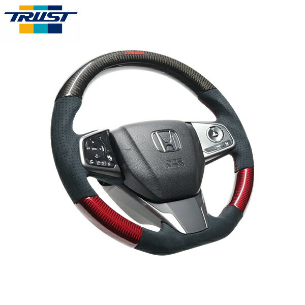 TRUST トラスト GReddy ステアリング レッドロゴ シビックTYPE-R FK8 2017年09月〜 ※TYPE-R (日本仕様)..