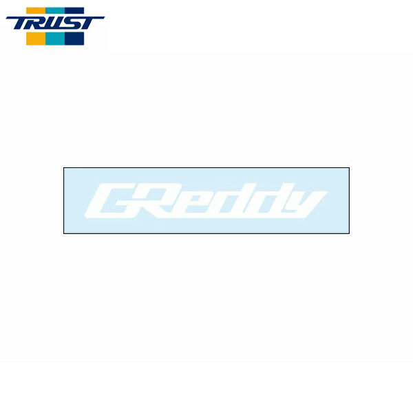 TRUST トラスト グレッディステッカー(抜き文字) NGMW M 357×50 ホワイト