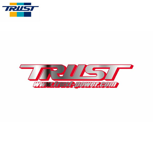 TRUST トラスト GReddy 2025 ミラーステッカー TRUSTロゴ W180 レッド