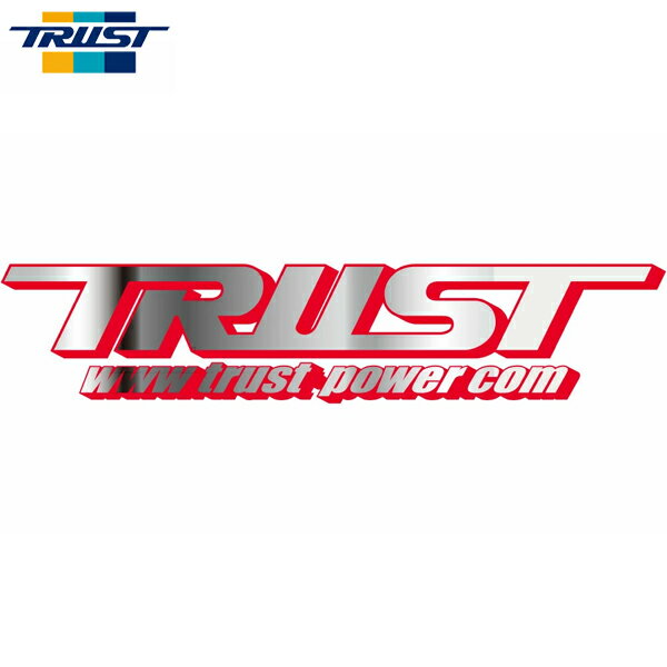 TRUST トラスト GReddy 2025 ミラーステッカー TRUSTロゴ W240 レッド