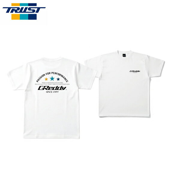 TRUST トラスト GReddy Tシャツ 3Cスター ホワイト M