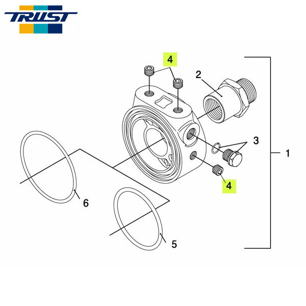 TRUST �ȥ饹�� �������������󥵡������å������佤�ѡ���#4 1/8PT �ץ饰�ܥ�� (�ǥ����������TYPE-E��F��G)