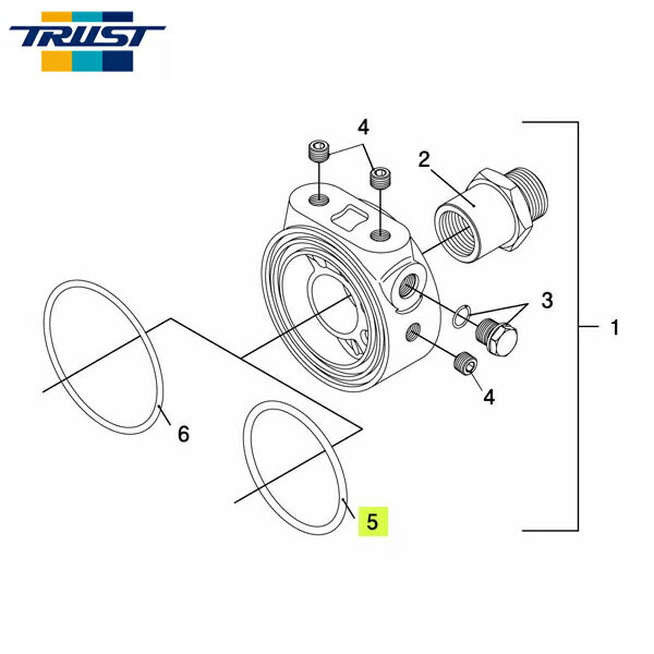 TRUST �ȥ饹�� �������������󥵡������å������佤�ѡ���#5 O���(���62��) (�ǥ����������TYPE-E��F��G)