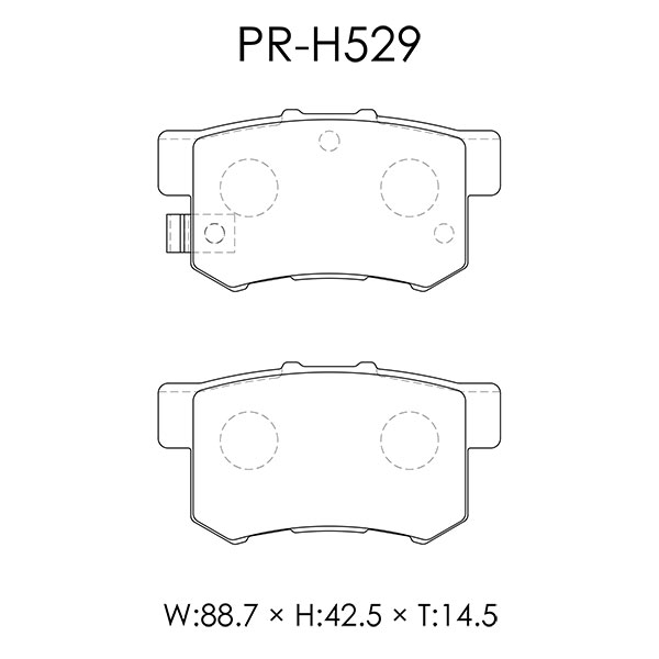 Weds ウェッズ ブレーキパッド レブスペック プライム リア用 アスコット CE5 H5.10〜H9.5 G25A