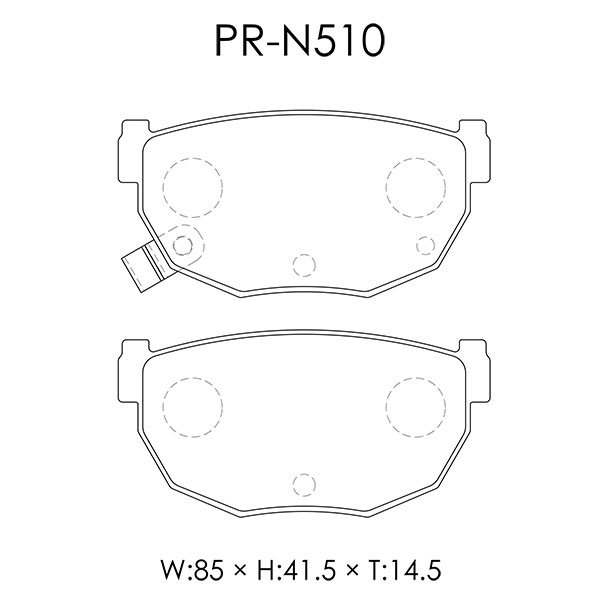 Weds ウェッズ ブレーキパッド レブスペック プライム 前後セット ブルーバード RNU12 S62.9〜H1.12 CA18DE