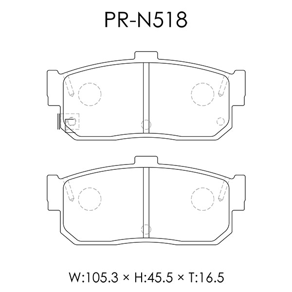 Weds ウェッズ ブレーキパッド レブスペック プライム リア用 セフィーロワゴン WPA32 H9.6〜H12.8 VQ25DE